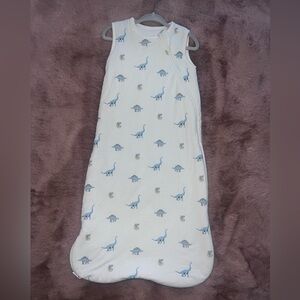 Kyte BABY White Dino Bamboo Sleep Sack